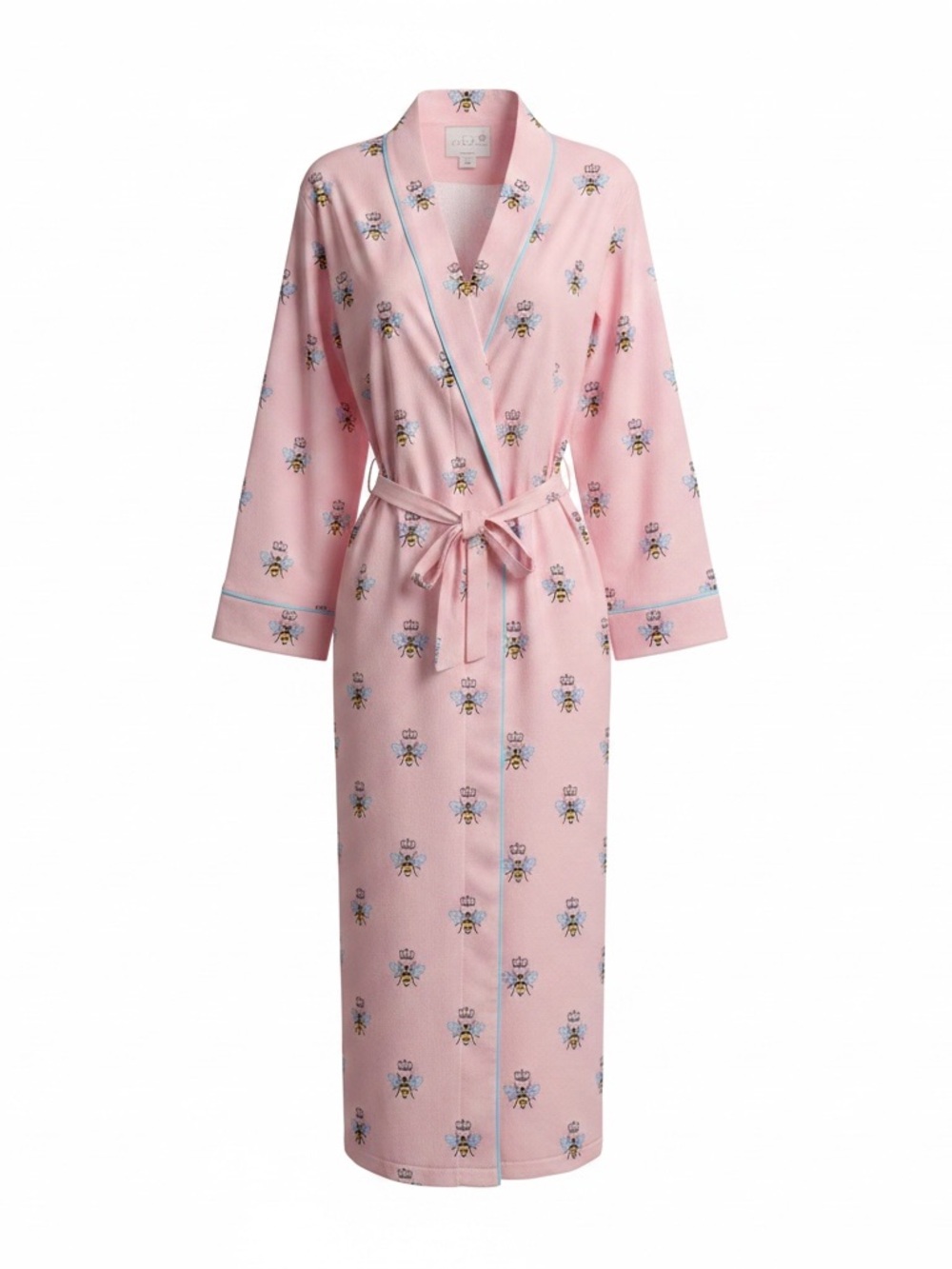 The Cats Pajamas - Queen Bee Luxe Pima Cotton Shawl Collar Robe Size M/Large